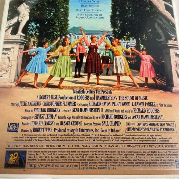 The Sound of Music Musical VHS 1965 u G Julie Andrews Christopher Plummer Eleano - Picture 4 of 5